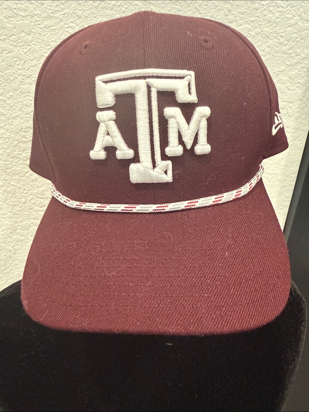 Texas A&M Maroon Rope-Trim Snapback Hat